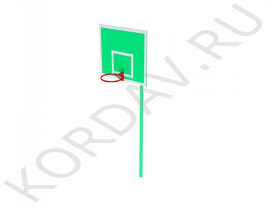 Стойка баскетбольная со щитом и кольцом СИ 6.191 (2)